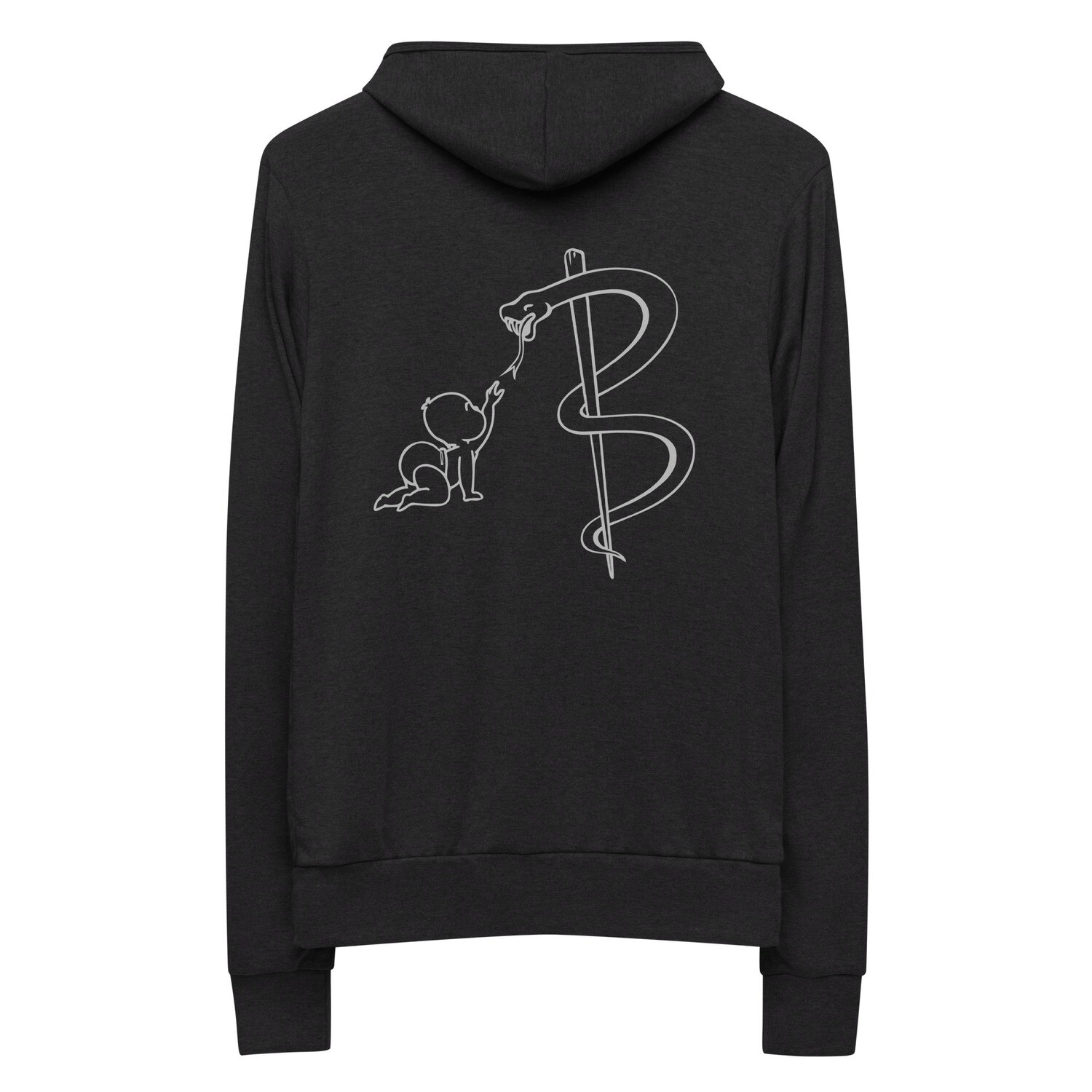 BMD No Text Unisex Zip Hoodie