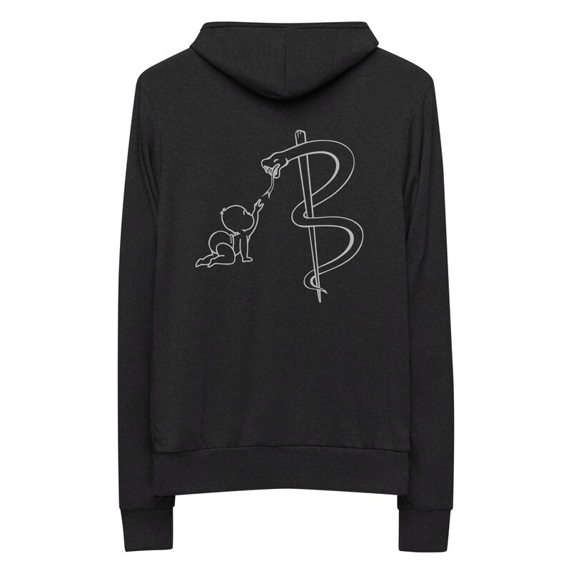 BMD No Text Unisex Zip Hoodie
