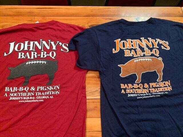 Alabama/ Auburn Johnny's Short Sleeve Shirt ( S, M, L, XL )