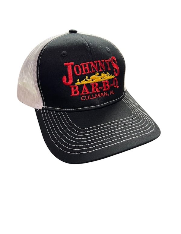 Johnny's Black and White Logo Hat