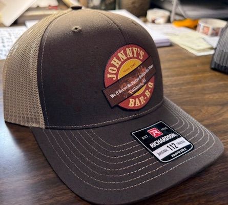 Johnny's Brown and Khaki Logo Patch Hat