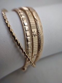 Timeless Egyptian mango bracelets set- 4 unique patterns