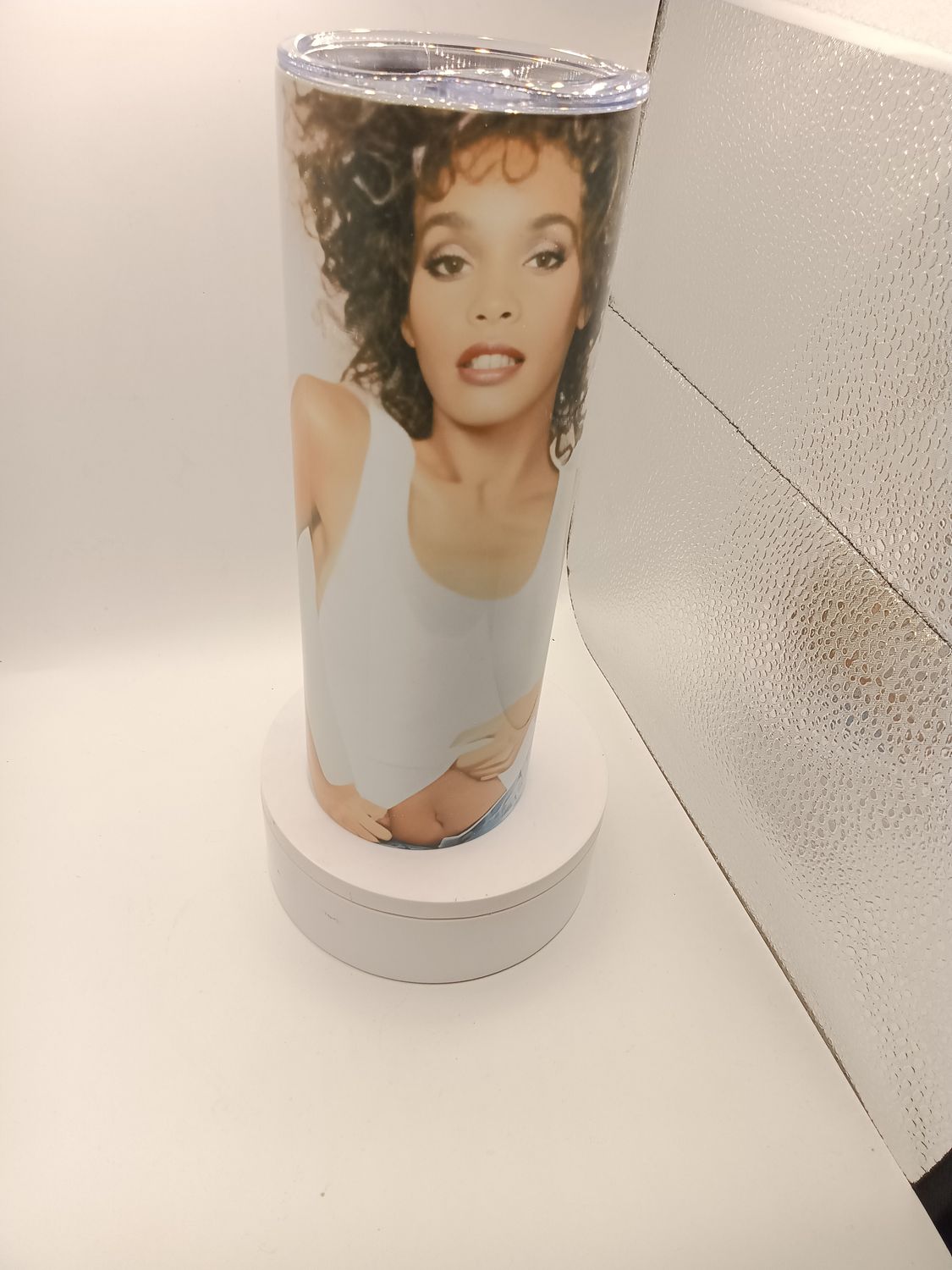 20 oz Glitter Diva Snow Globe Tumbler – Iconic Pop Star Cup with Straw