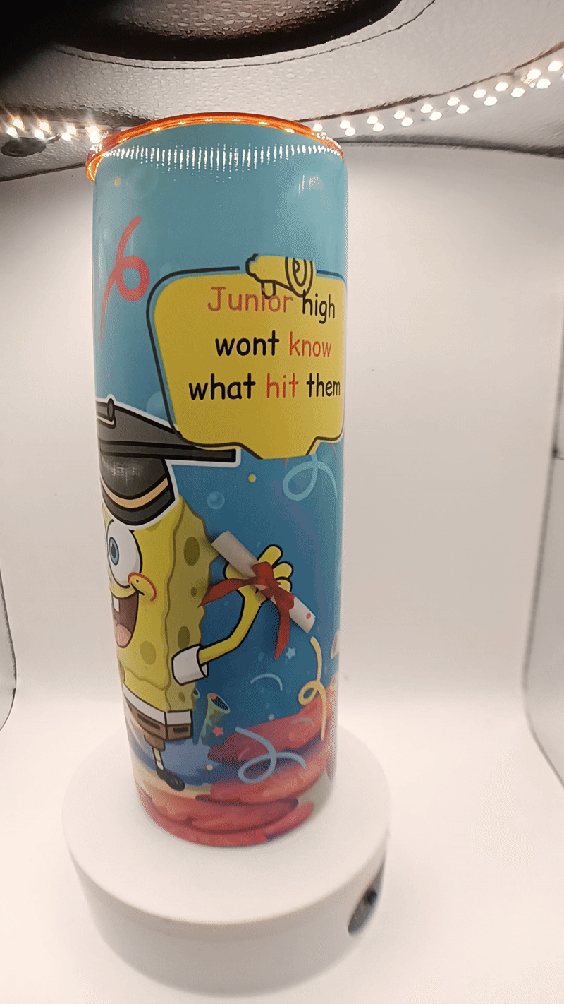 20 oz Funny Graduation Tumbler – Junior High Level-Up Cup (Class of 2025)