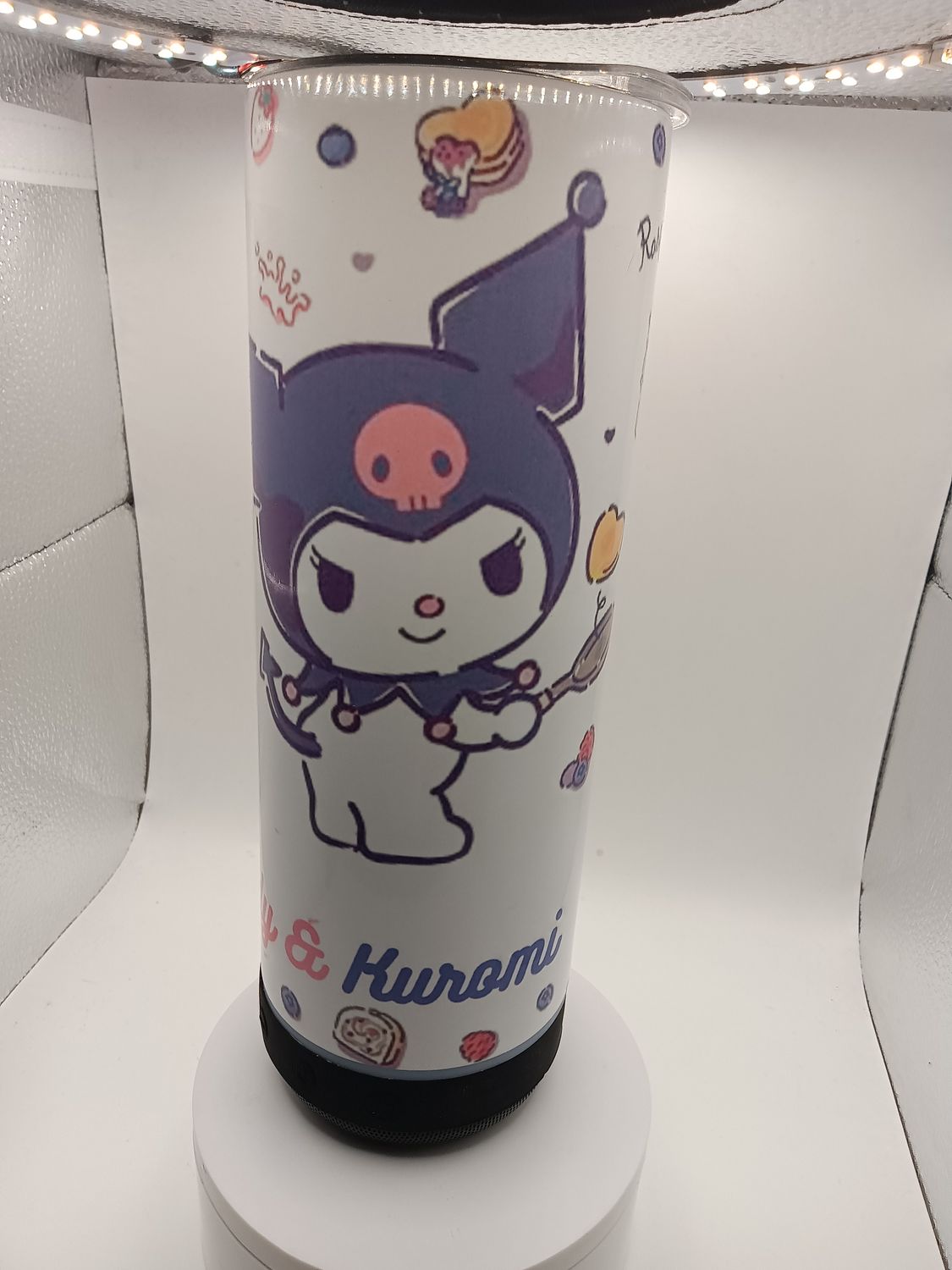 20 oz Cute Bluetooth Speaker Tumbler – Detachable Speaker, White