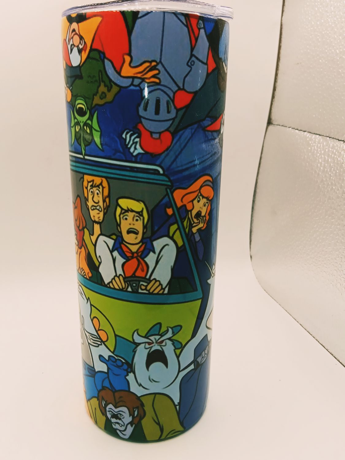 Retro Mystery Van Tumbler – 20 oz Cartoon Cup