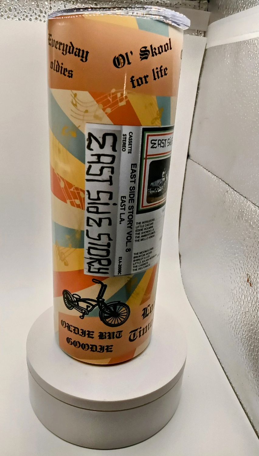 Timeless Cruisin’ 20 oz Tumbler – Lowrider Oldies Style Wrap