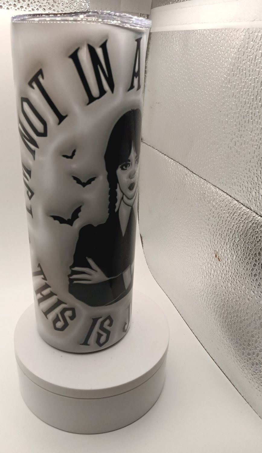 Moody Moods 20 oz Tumbler – Dark & Edgy Character Wrap