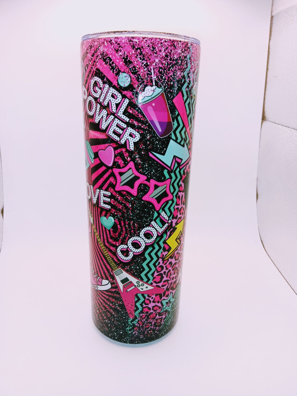 20 oz LOL Pink Tumbler – “Cool Girl Power”