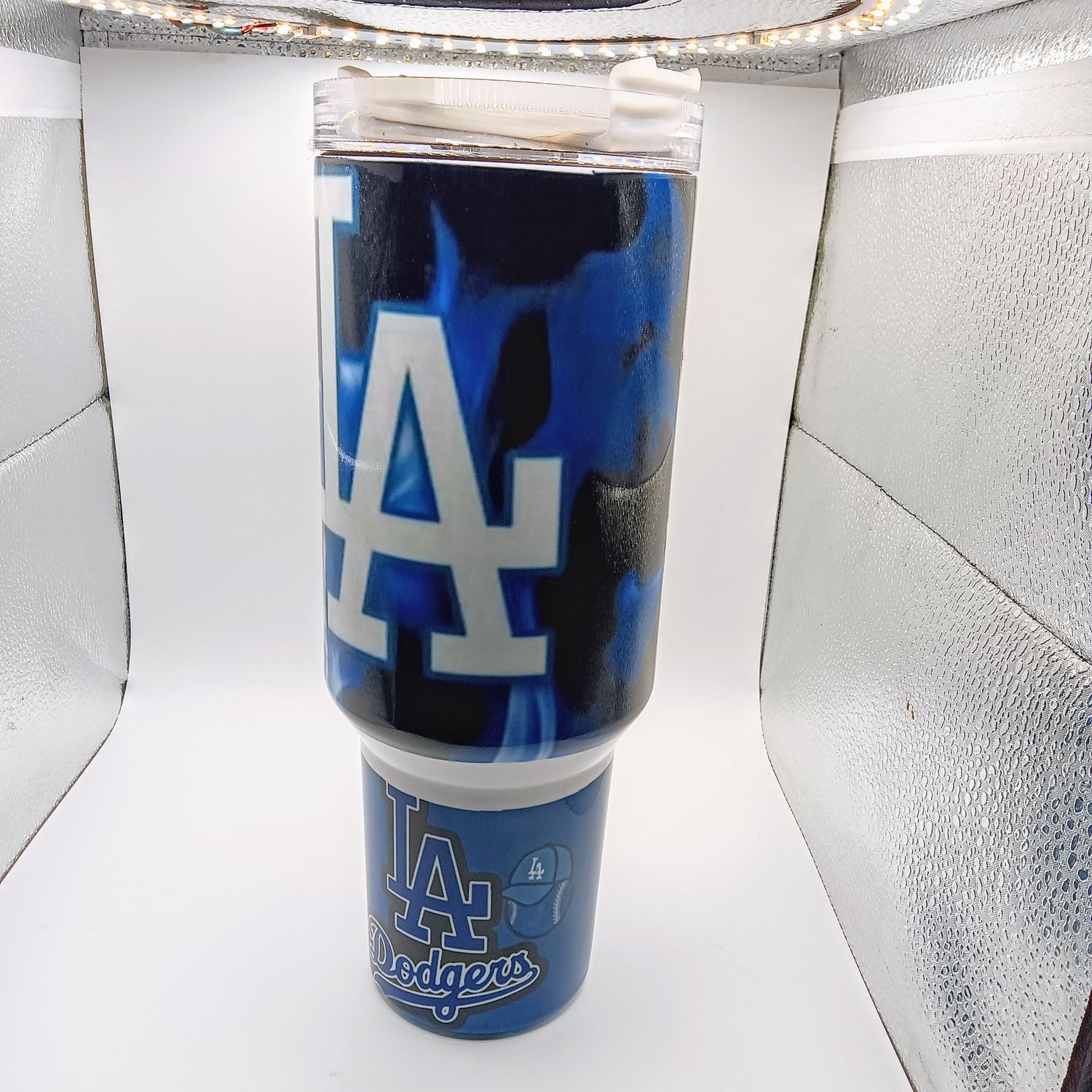 Baseball-Inspired Tumbler Set – 40 oz &amp; 20 oz Matching Drink Cup Bundle for Fans