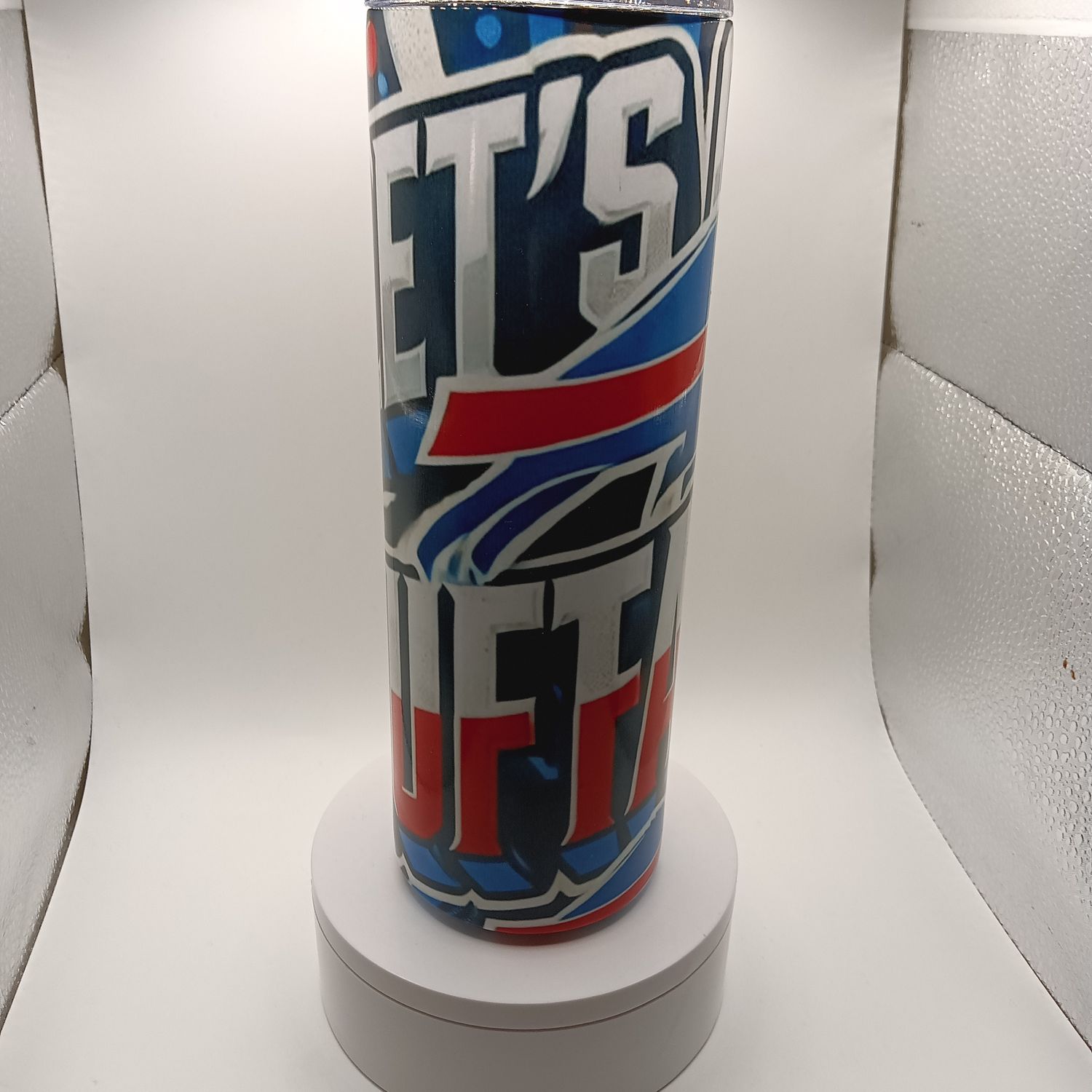 Classy Until Kickoff Buffalo Football Rhinestone 20oz Tumbler