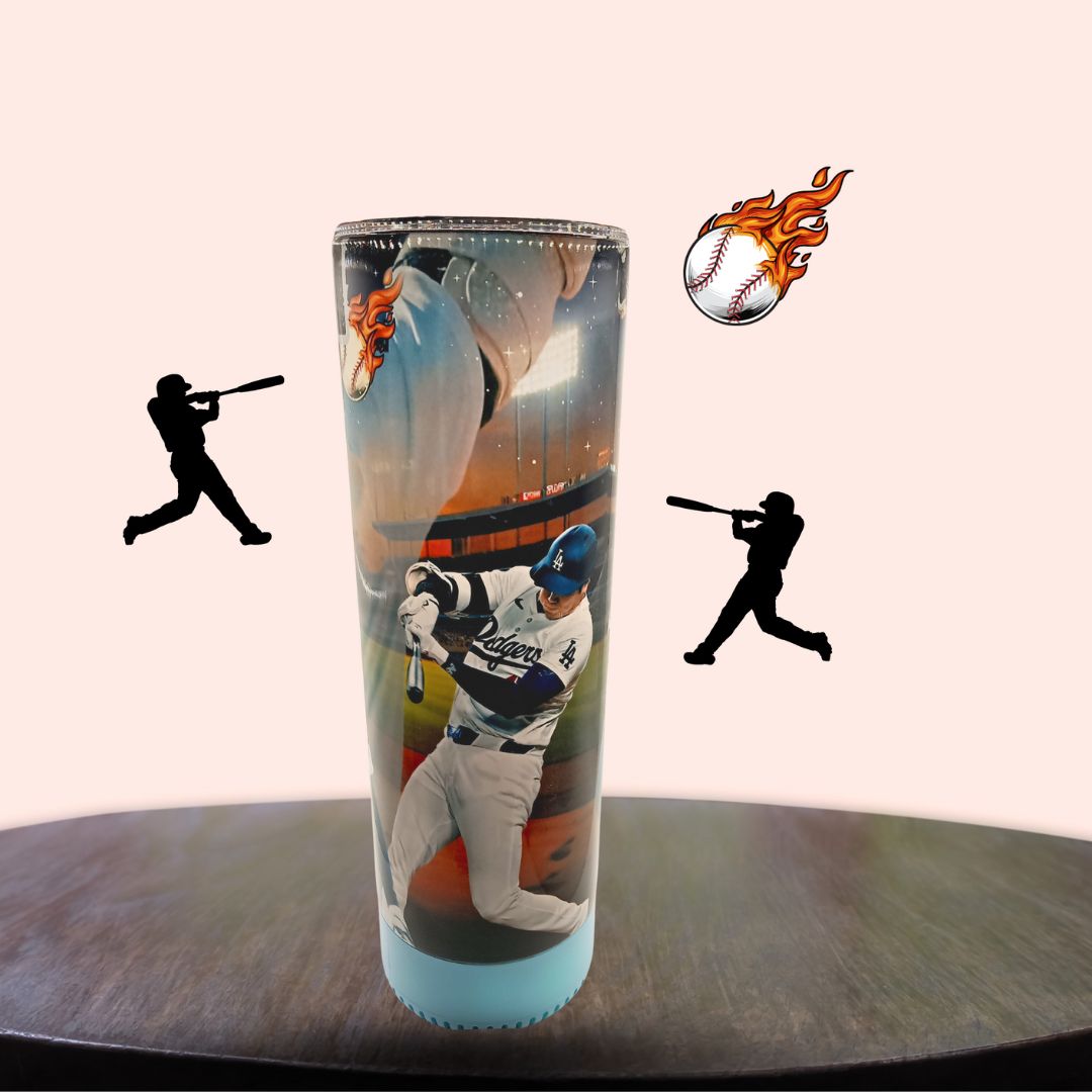 20 oz Bluetooth Skinny Tumbler – Dodgers-Inspired