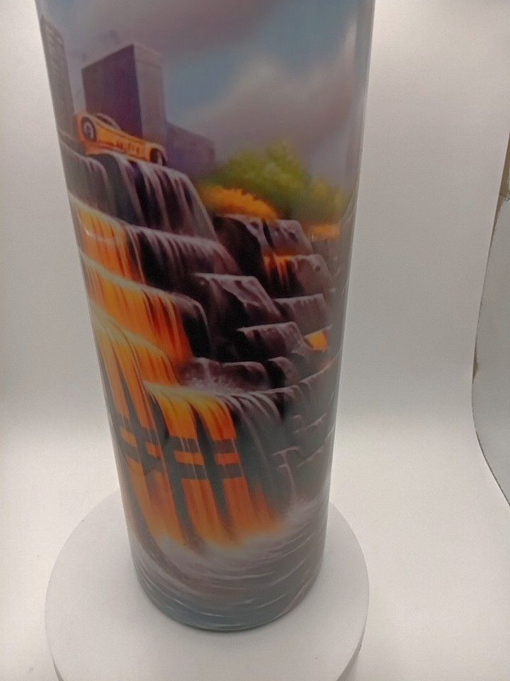 20 oz Pittsburgh Stiller's Waterfall Tumbler – Black &amp; Yellow
