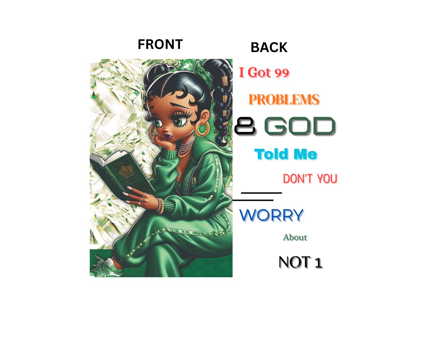 Faith Doesn’t Worry Christian 20 oz Tumbler – Inspirational Scripture Cup with Lid &amp; Straw