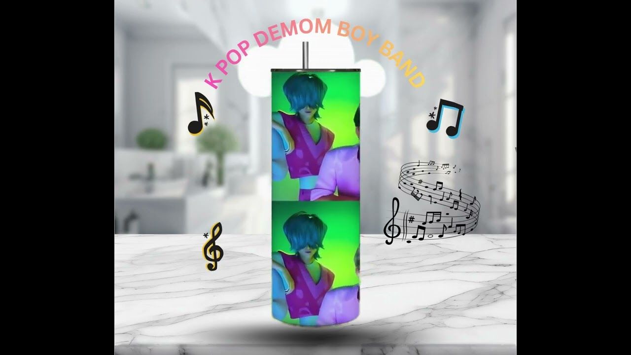 20oz K-Pop Demon Boy Band Tumbler Bundle
