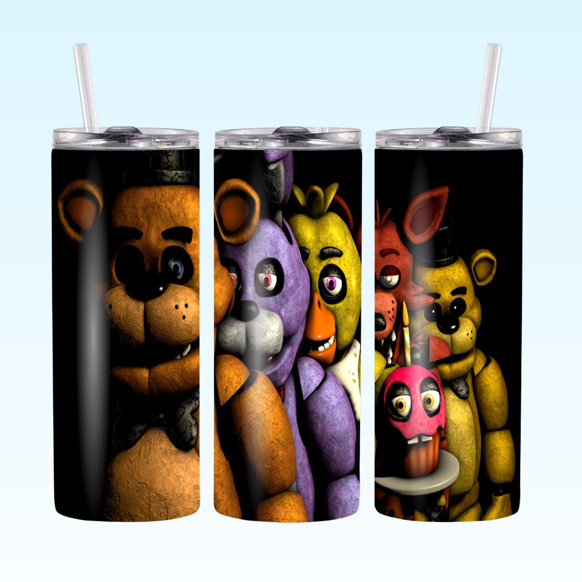 Spooky Crew 20oz Insulated Tumbler – Freddy & Friends Design Spooky Crew 20oz Insulated Tumbler – Freddy & Friends Design