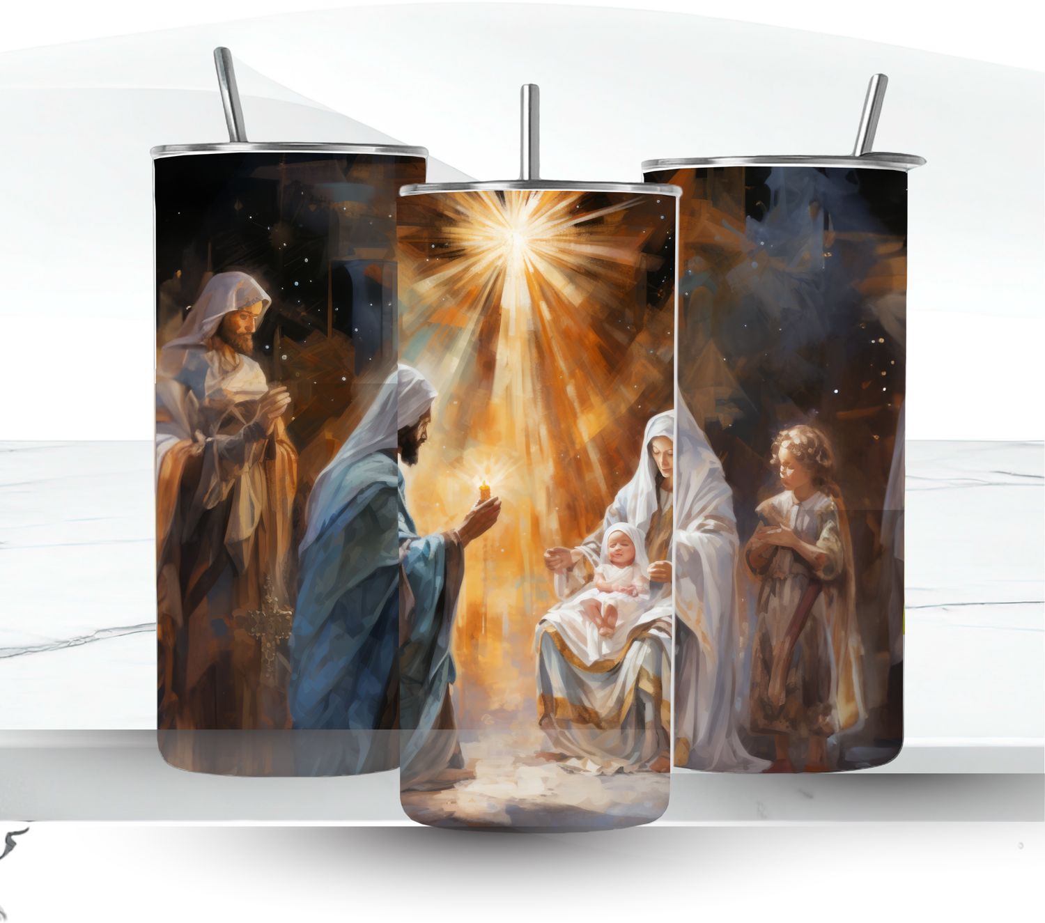 Nativity 20 oz Tumbler: Faith, inspiration and daily reminders Nativity 20 oz Tumbler: Faith, inspiration and daily reminders