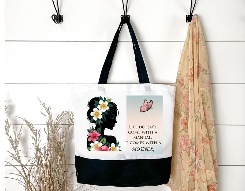 Life Doesn’t Come With a Manual Mother’s Day Tote Bag Life Doesn’t Come With a Manual Mother’s Day Tote Bag