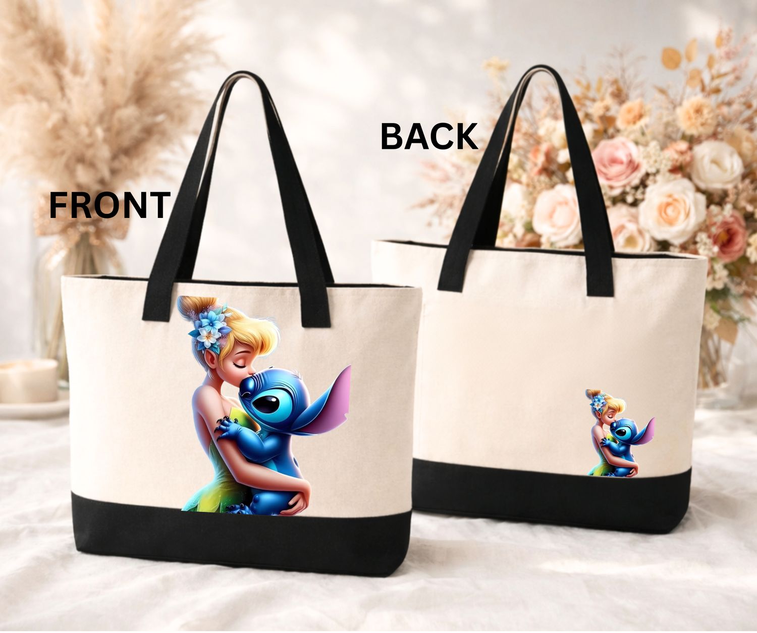Tinker Bell & Stitch Peekaboo Kiss Tumbler – Disney Inspired Fantasy Design Tinker Bell & Stitch Peekaboo Kiss Tumbler – Disney Inspired Fantasy Design