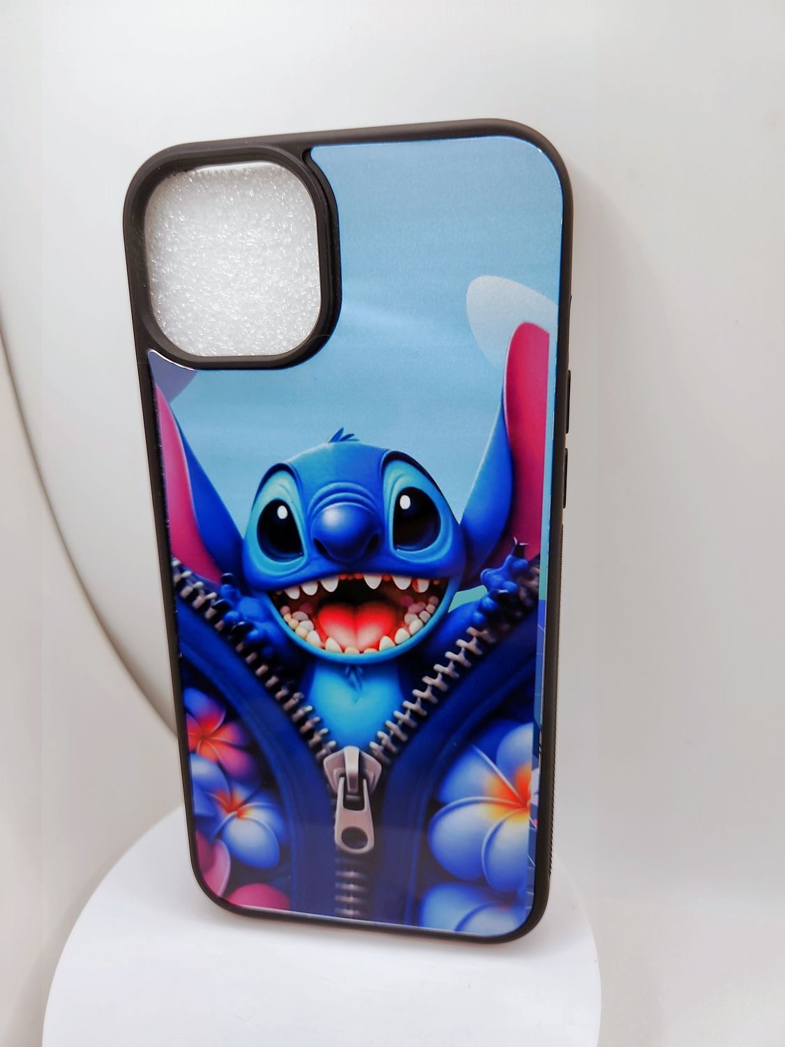 Cute Blue Alien Character iPhone 15 Plus Phone Case | Shockproof TPU Protective Case | Glossy Sublimation Cover Cute Blue Alien Character iPhone 15 Plus Phone Case | Shockproof TPU Protective Case | Glossy Sublimation Cover