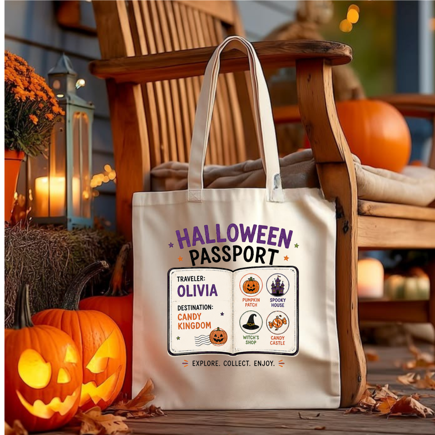 Personalized Halloween Keepsake Bags