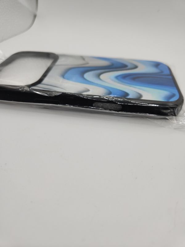 iPhone 17 Pro Blue Abstract Wave Phone Case –