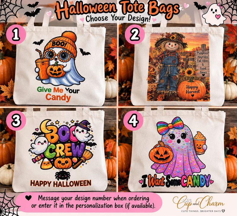 🎃 Choose Your Halloween Tote Design! 🎃 Choose Your Halloween Tote Design!