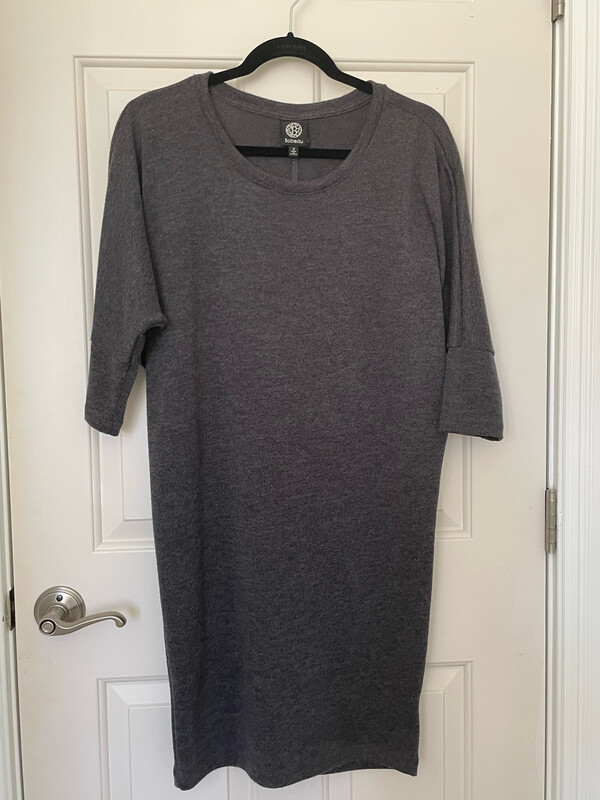 Sweater Dress Dark Grey Size Small