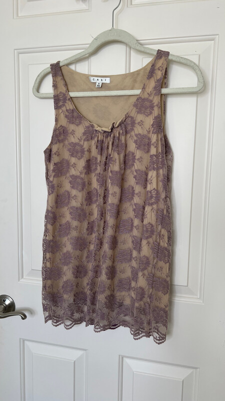 Cabi Lace Top Size Small