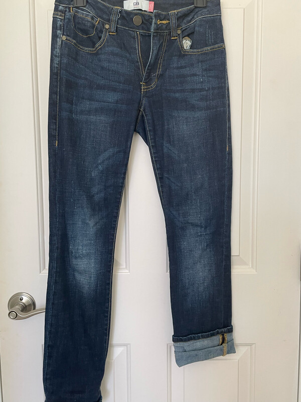 Cabi High Straight Denim Size 0
