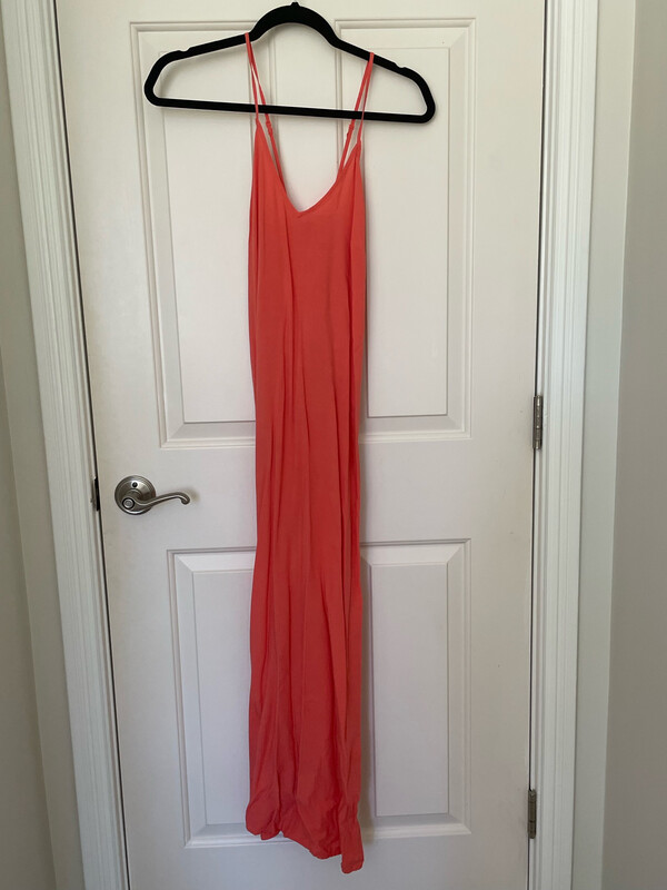 Coral Maxi Dress Size Small