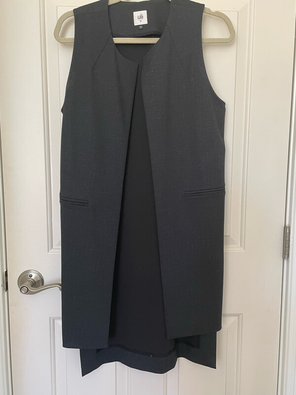 Cabi Ponte Knit Vest Size XS