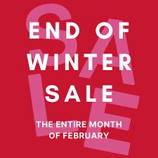 End of Winter Sale