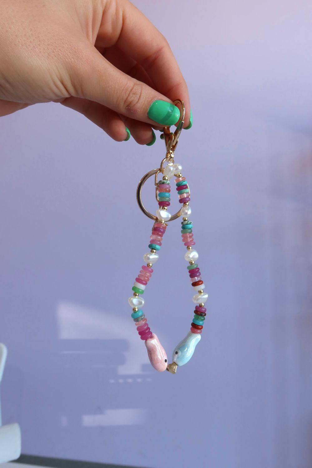 KISSING keychain