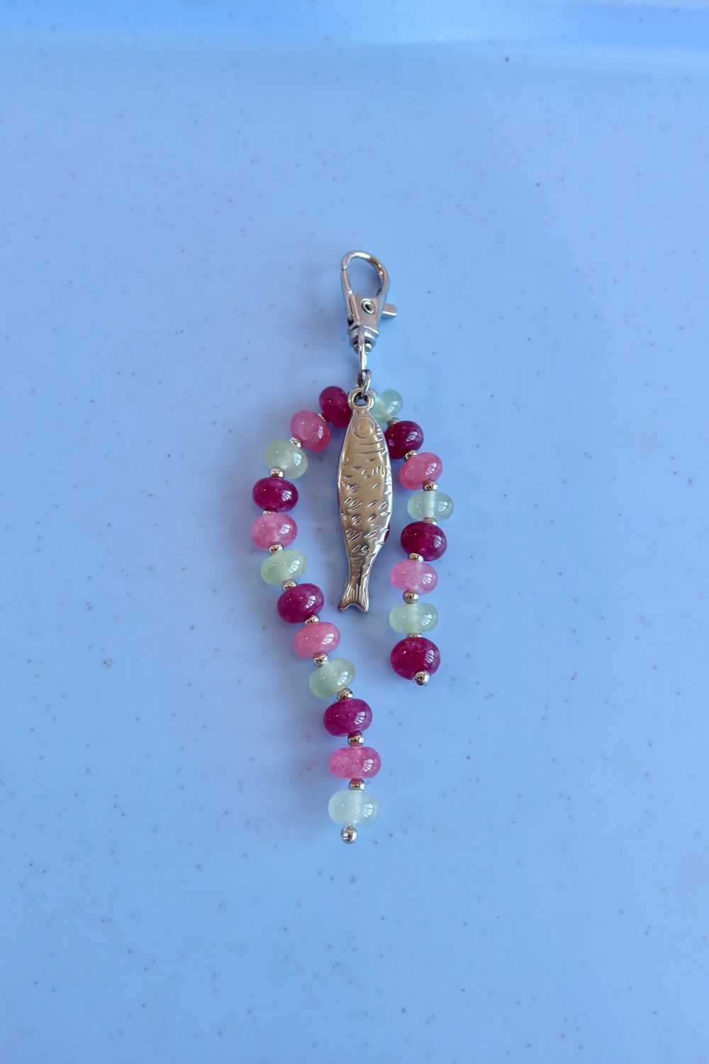 Lovesick Keychain -Silver