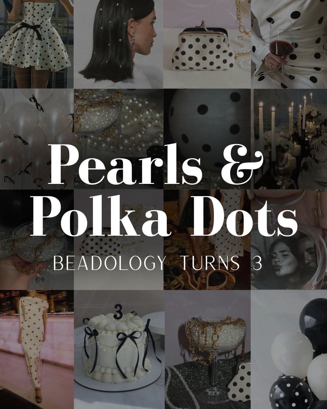 PEARLS &amp; POLKA DOTS BDAY PARTY