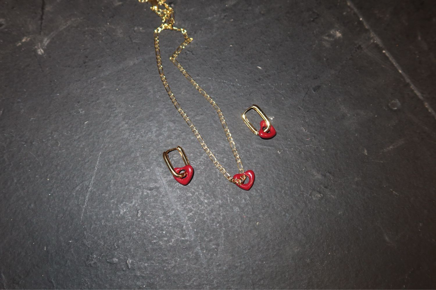 Golden Heartstring Necklace