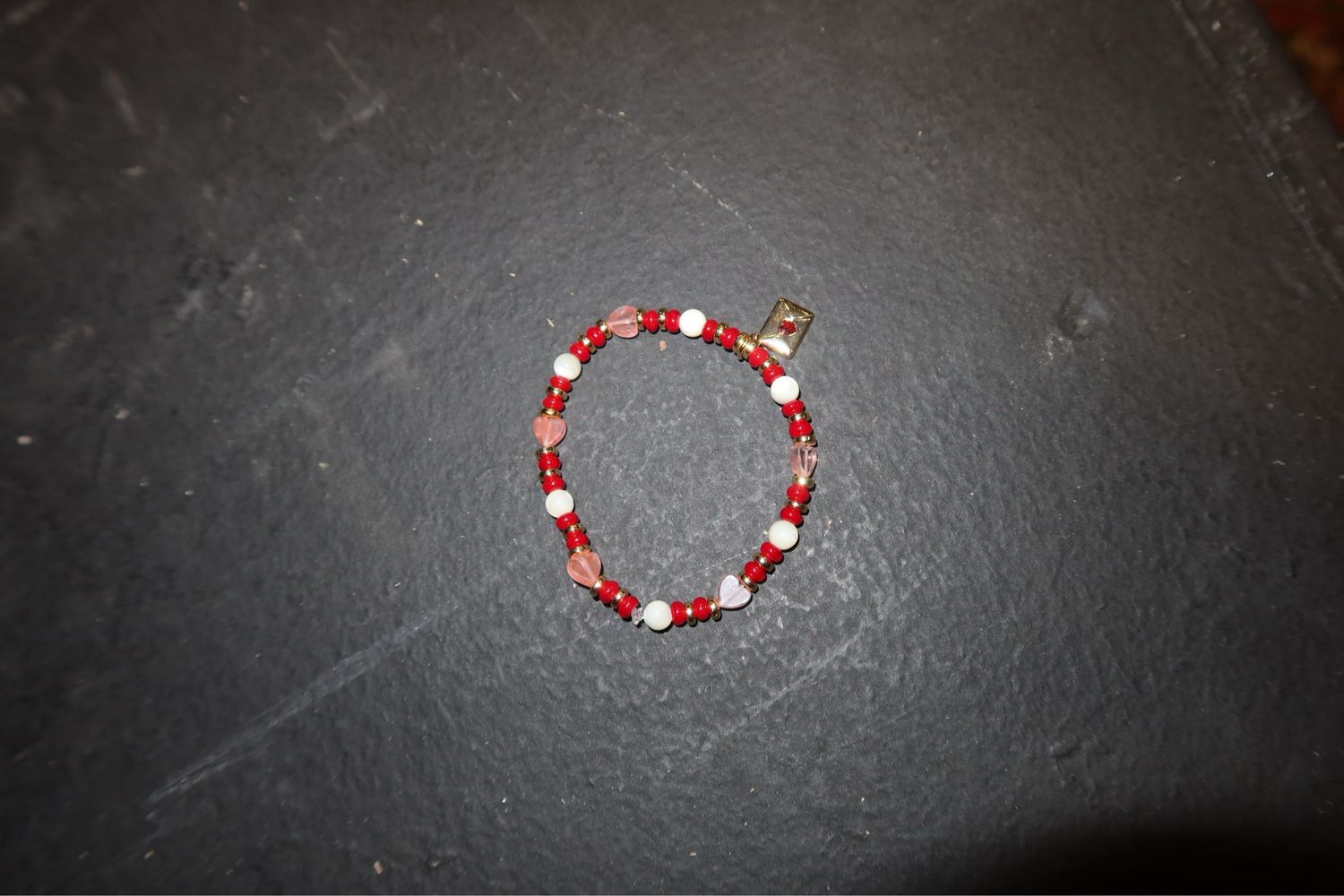 Beaded Love Note Bracelet
