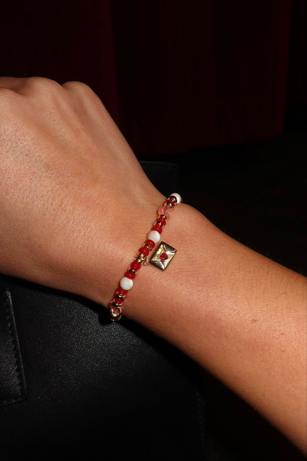 Beaded Love Note Bracelet