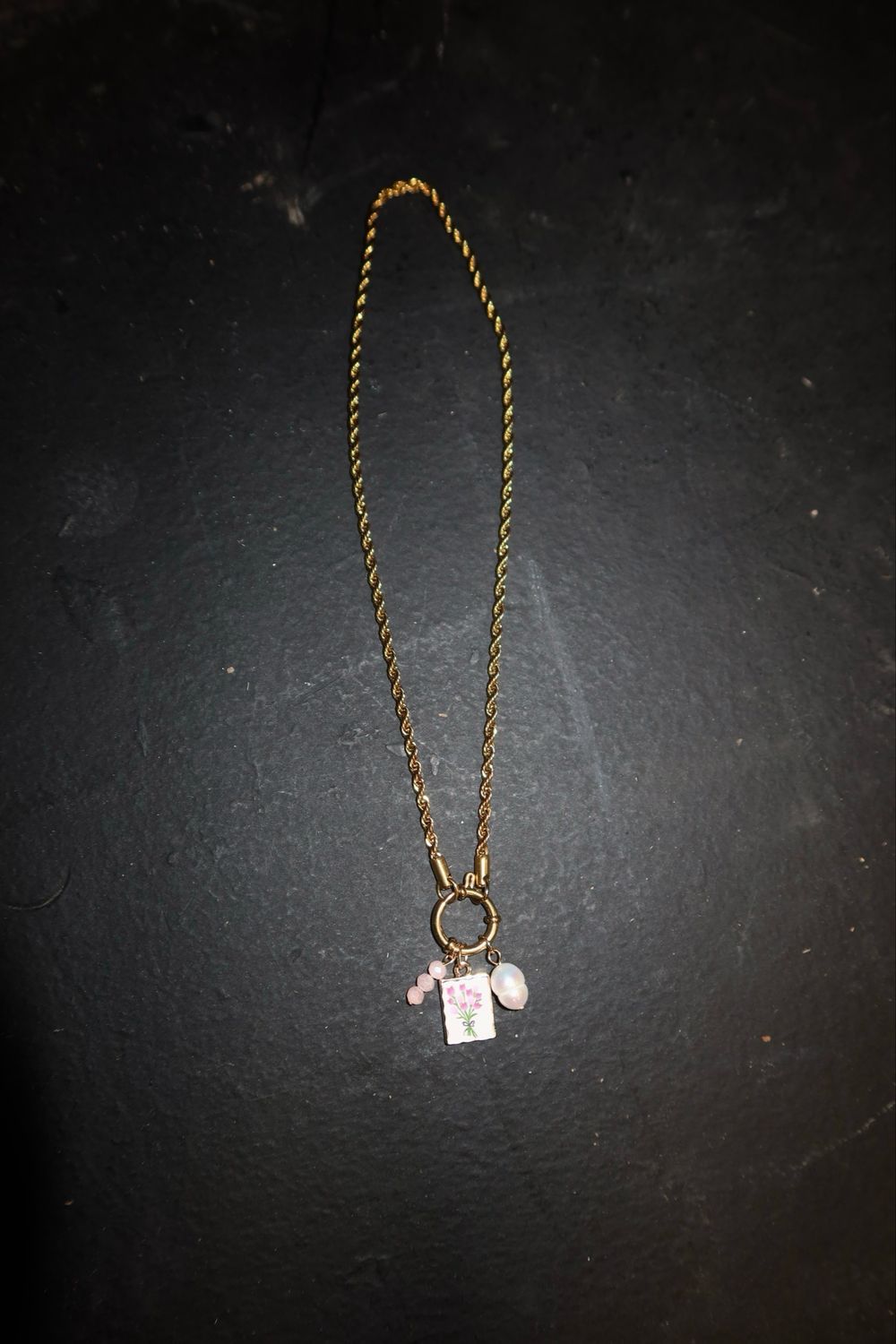 Bouquet Charm Necklace