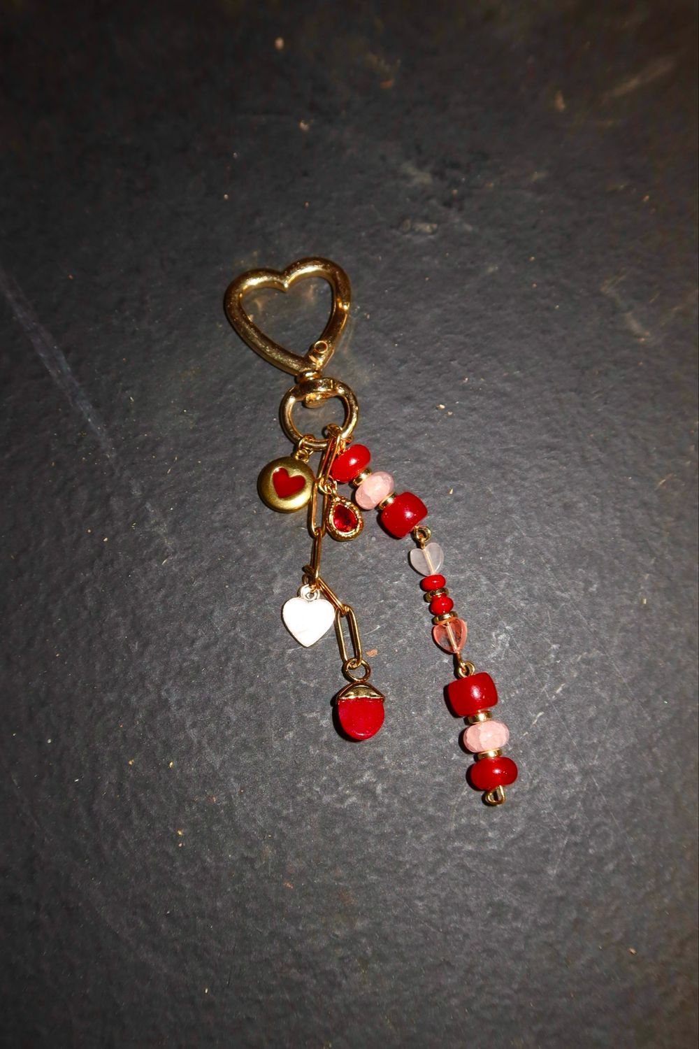 Cupid’s Red Heart Keychain