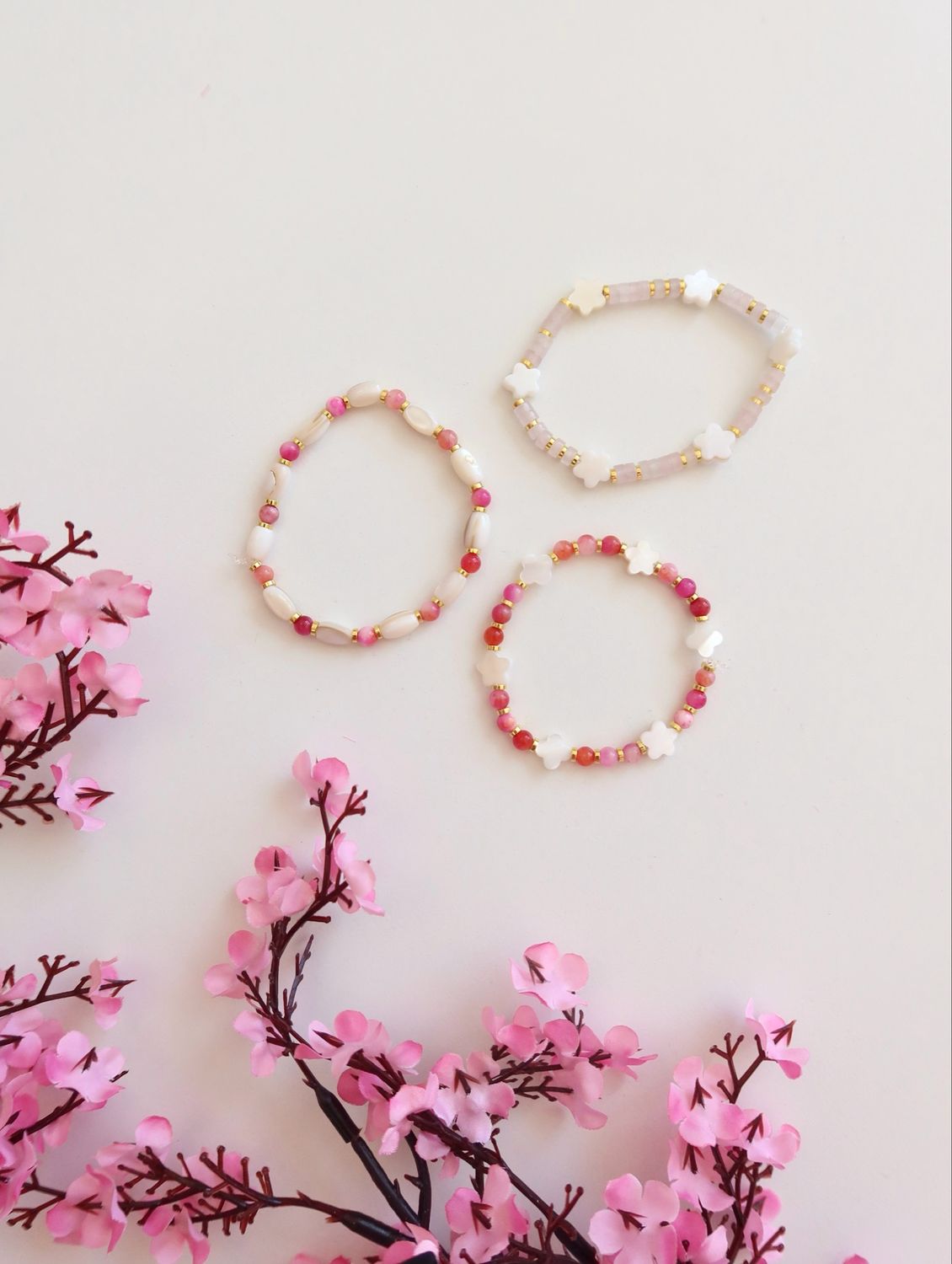 Spring Pink Bracelet