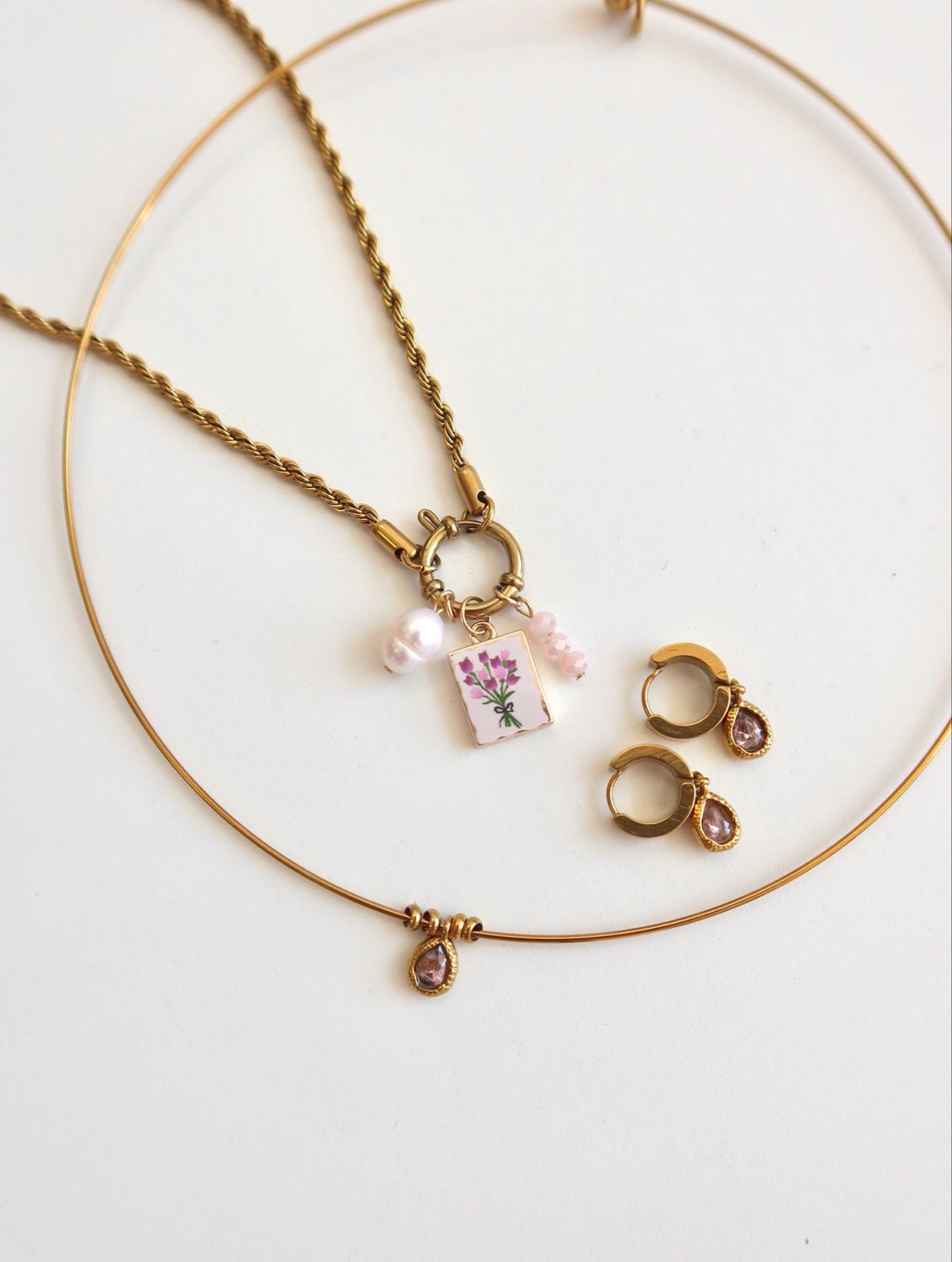 Tulip Charm Necklace