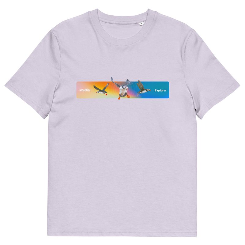Wildlife Explorer Puffins | Organic Tee
