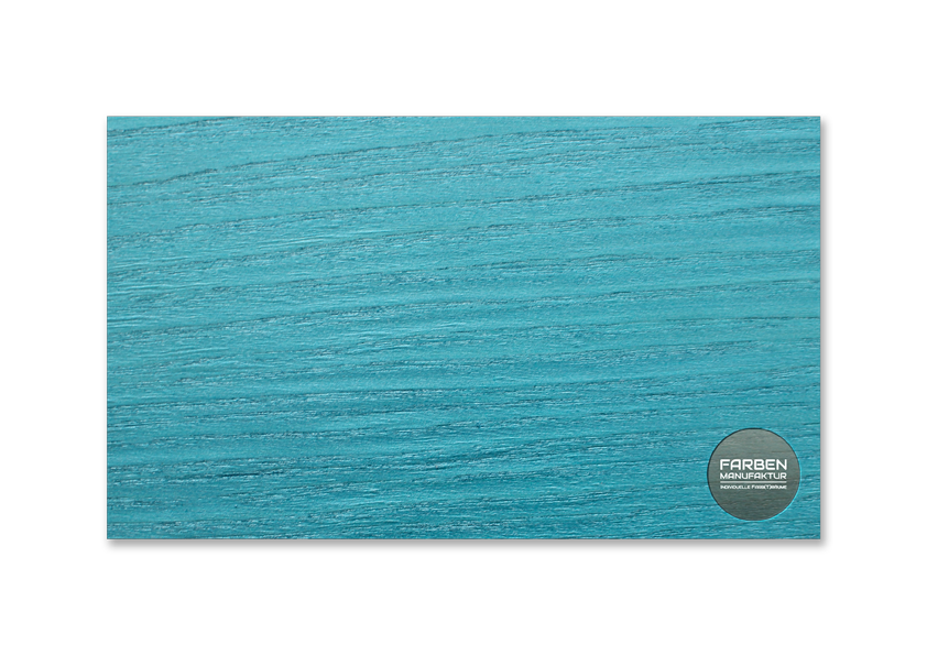 Farben Manufaktur Holzlasur Metallictöne Blau Grün Metallic