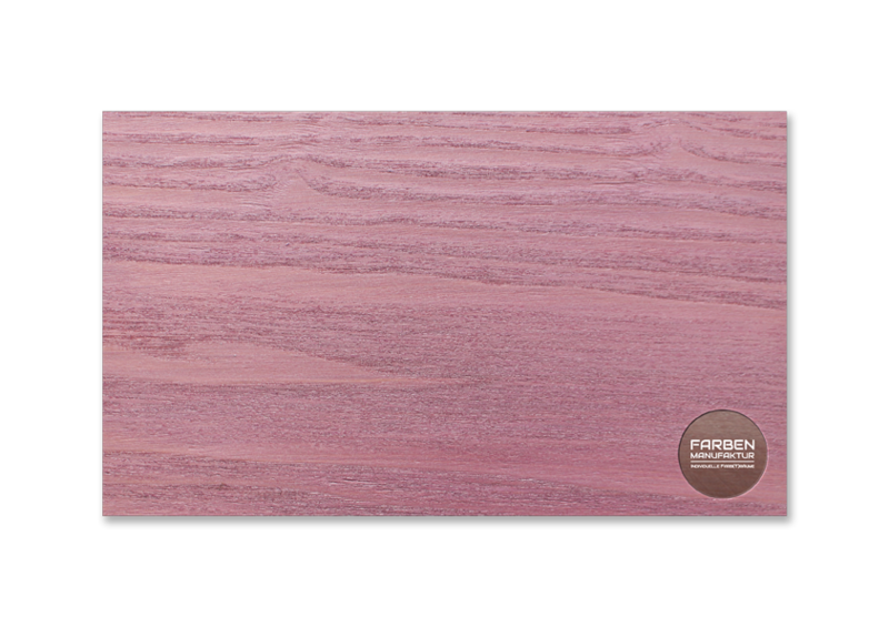 Farben Manufaktur Holzlasur Metallictöne Rosa Metallic