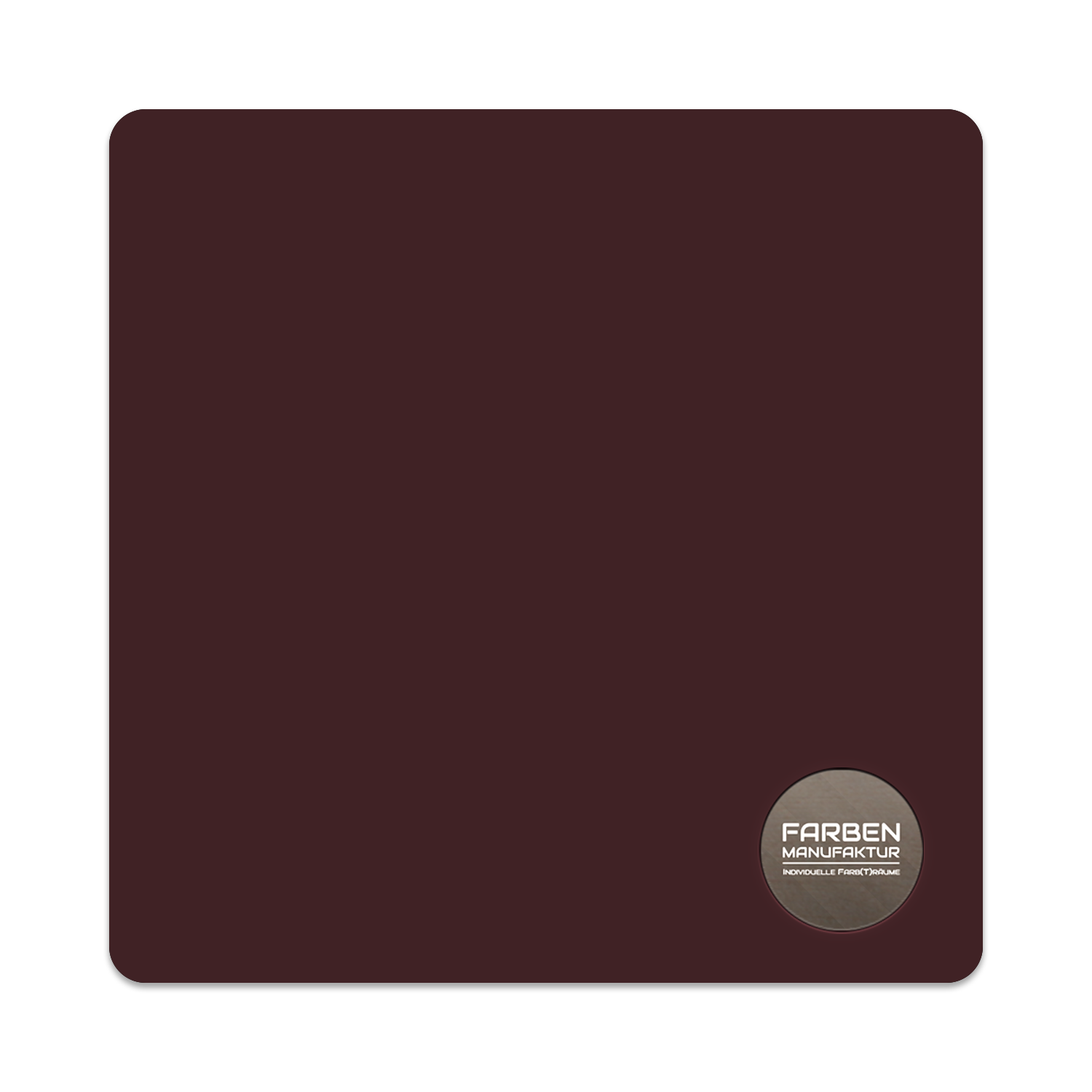 Farben Manufaktur Holzschutz deckend - RAL 3007 Schwarzrot