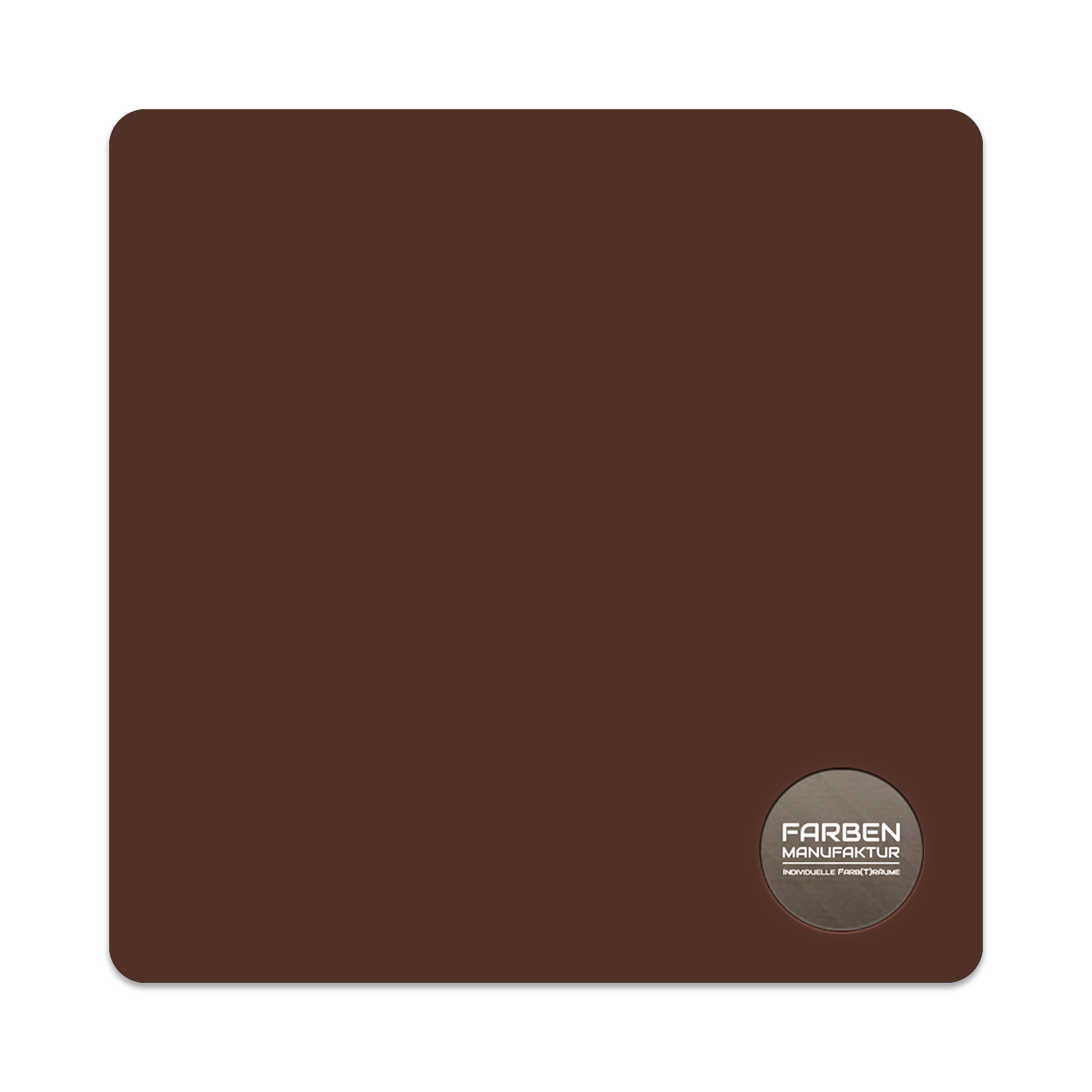 Farben Manufaktur Holzschutz deckend - RAL 8016 Mahagonibraun