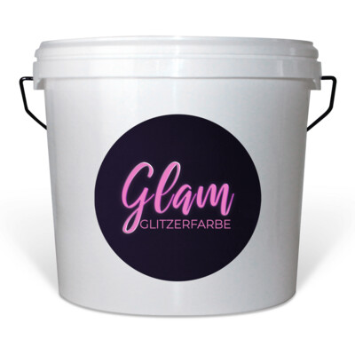 Glam Kreide-Wandfarbe mit Glitzer