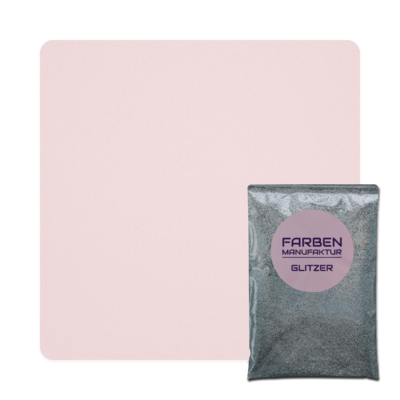 Farben Manufaktur Glam Collection Kreide-Wandfarbe mit Glitzer - Rosa mit Holo Silber Glitzer Farben Manufaktur Glam Collection Kreide-Wandfarbe mit Glitzer - Rosa mit Holo Silber Glitzer